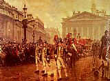 Sir James Whitehead's Procession, 1888 by William Logsdail